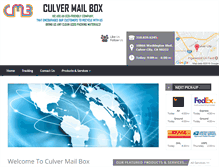 Tablet Screenshot of culvermailbox.net